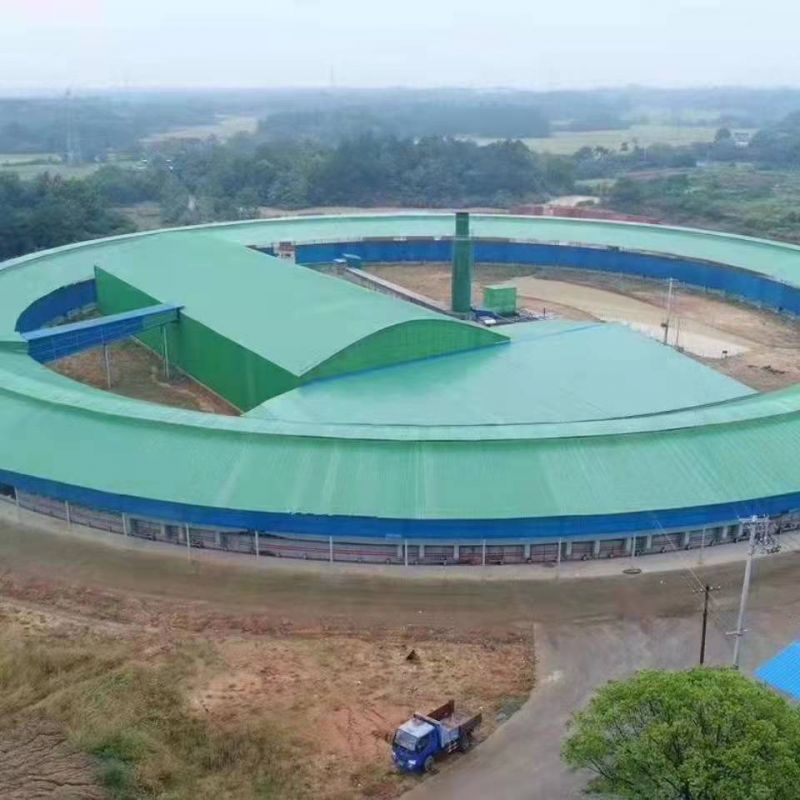 正在建設(shè)的新型磚廠